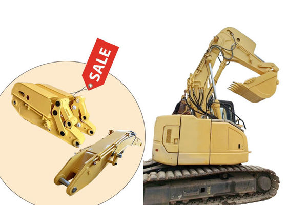 jakość  Construction Equipment Excavator Tunnel Arm Short Reach Boom With Bucket / Breaker fabryka
