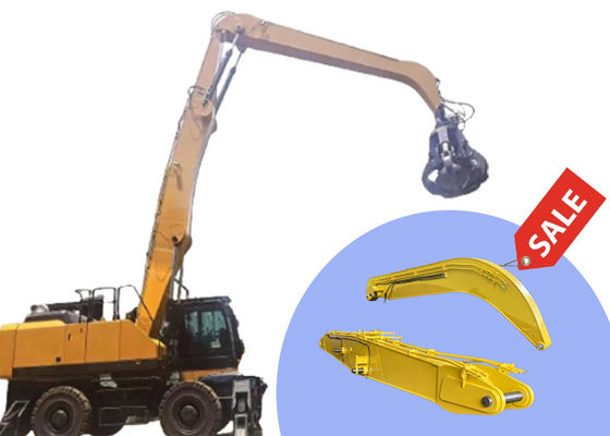Jakość  Custom Material Handler Excavator Boom Arm For Grabbing Steel fabryka