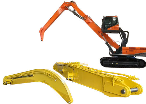 Hydrauliczny skraplacz wykopalnia Wielkiego zasięgu bum do chwytania stali