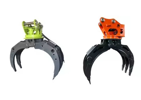 Wielofunkcyjny koparz hydrauliczny uchwyt skały Przymocowanie Q355B Grapple Log Excavator