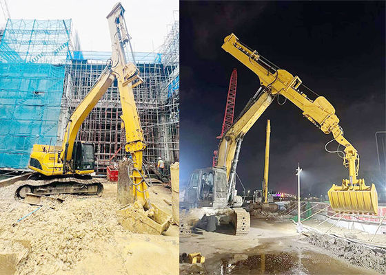 30m 35m Długotrwałe ramię Clamshell Telescopic Arm Trzy sekcje Excavator Dipper Arm