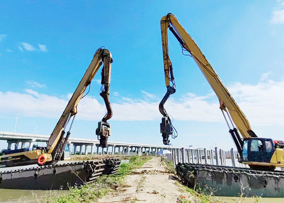 Specjalistyczny Excavator Pile Driving Arm Pile Driver Attachment For Cat Hitachi Komatsu