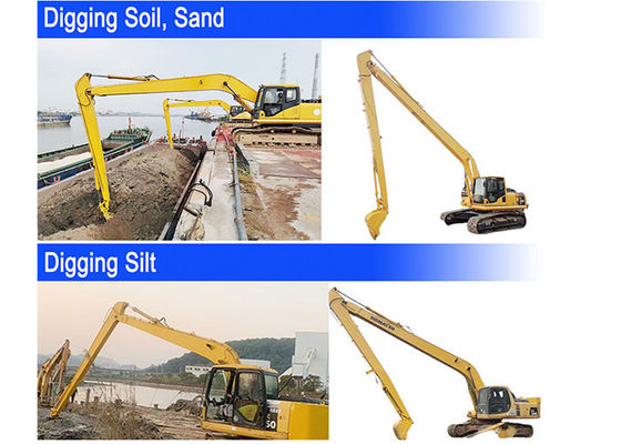 0.4 Cbm Excavator Long Reach Boom Z Shaogang Q355B Bucket Cylinder