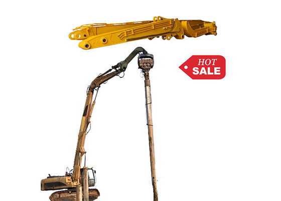 13.5m Hydraulic Excavator 20-85 Ton Pile Driver Arm Z Heavy Duty Welding Design