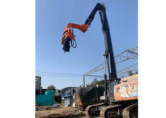 13.5m Hydraulic Excavator 20-85 Ton Pile Driver Arm Z Heavy Duty Welding Design