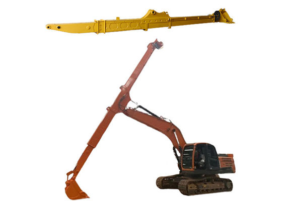 Q690D HG785 Excavator Długotrwałego zasięgu ramię teleskopiczne z wiaderkiem kopania Fundament Pit