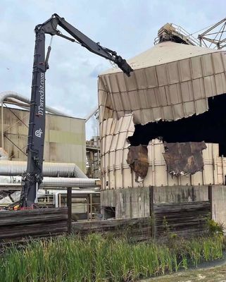 Trójczęściowy teleskopowy wiertnik do demolacji, ramię koparki do demolacji Q355B Q690D