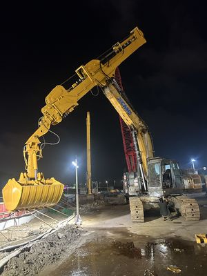 Zmiennik hydrauliczny z ramieniem teleskopicznym Koparka teleskopiczna BS900E Q355B