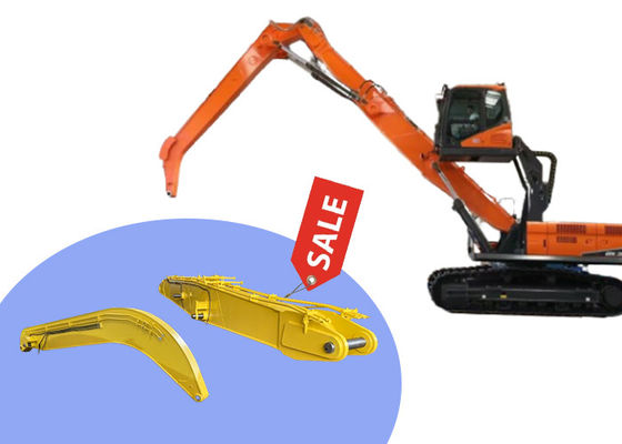 Hydrauliczny skraplacz wykopalnia Wielkiego zasięgu bum do chwytania stali