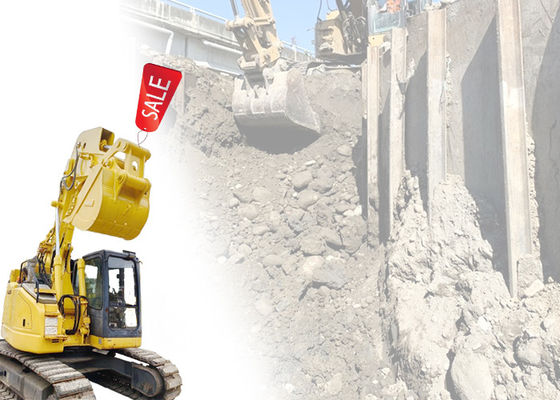 6 tonowa grabiarka z krótkim wyciągiem dla kotów HITACHI KOMATSU