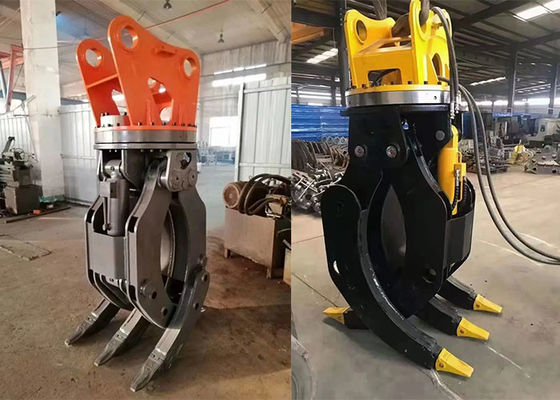 6-8T Przymocowania do koparki Chwyt hydrauliczny do chwytania kamienia kłodowego