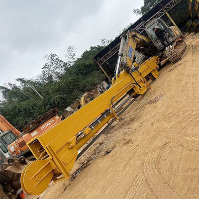 Ramię teleskopiczne z wiadrem do koparki o masie 50 ton 32m Żółty Czerwony