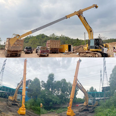 Cat Hitachi Excavator Teleskopowe ramię do kopania domu Fundacja Kop głębiej