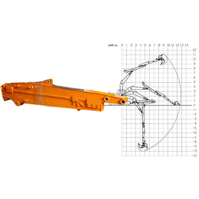 Shaogang Q355B Excavator Teleskopowe ramię ze standardowym wiadro lepsze spawanie Teleskopowe wydajność