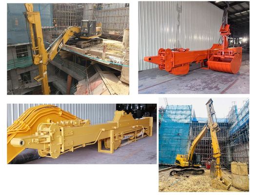 Grapple Excavator Teleskopowe ramię Kopanie głębiej Długotrwały zasięg 30M