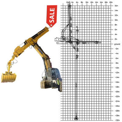 Ekskawator z teleskopowym bumem BS900E Better Welding Dig House Foundation