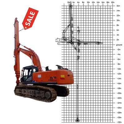 20m 25m Telescopic Dipper Arm z Clamshell Bucket Grapple Clamshell Telescopic Arm