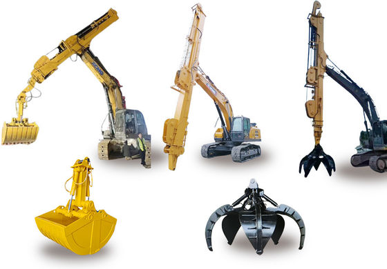 Teleskopowy Excavator Boom Teleskopowe ramię z wiadrem