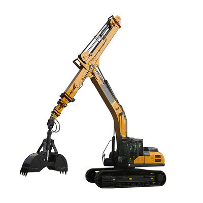 Koparka teleskopowa z chwytakiem dla Cat Volvo Hitachi