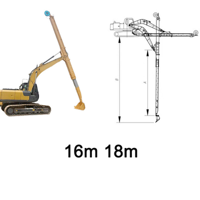 Koparka teleskopowa Hydrauliczna koparka teleskopowa Ramię teleskopowe