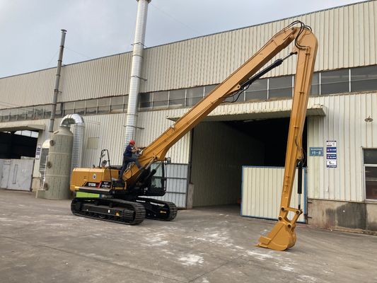 Wytrzymały wysięgnik do rozbiórki 20-45 tonowych koparek, 18-metrowy, 2-częściowy, do prac rozbiórkowych budynków, osprzęt do koparki Q355B