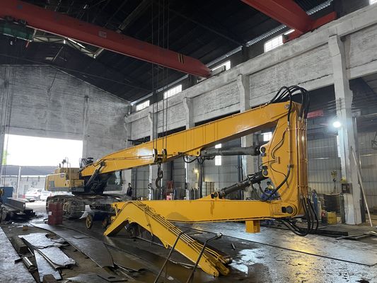 Customized Three Section High Reach Demolition Boom Arm 16-24m Suitable for 20-38 Ton Excavator for High Rise Demolition