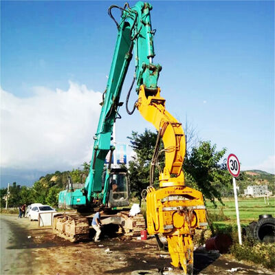 40-50 ton Excavator Vibratory Hammer Hydraulic Pile Hammer Arm Pile Driving Arm Sheet Pile Driver Construction Works