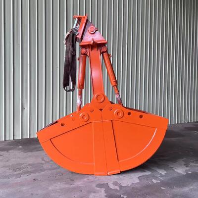 Przymocowania do koparki 1-1.5cbm Clamshell Grab Bucket, Shell Bucket, Hydraulic Clamshell Excavator Bucket dla koparki o pojemności 20-30 ton