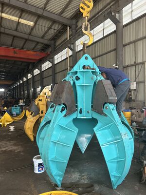 360 Degree Rotating Hydraulic Orange Peel Grapple Hydraulic Grapples Construction Machinery Parts Rock Grapple