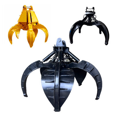 360 stopni obrotowy hydrauliczny chwytak do skórki pomarańczowej Chwytaki hydrauliczne Części do maszyn budowlanych Chwytak do skał