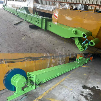 Ramię teleskopiczne do koparki z wiadrem z muszelką