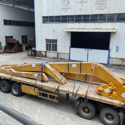 Ramię koparki o długim zasięgu z ciężkim uchwytem kamienia Optymalne rozwiązanie dla robót nadbrzeżnych i zapór